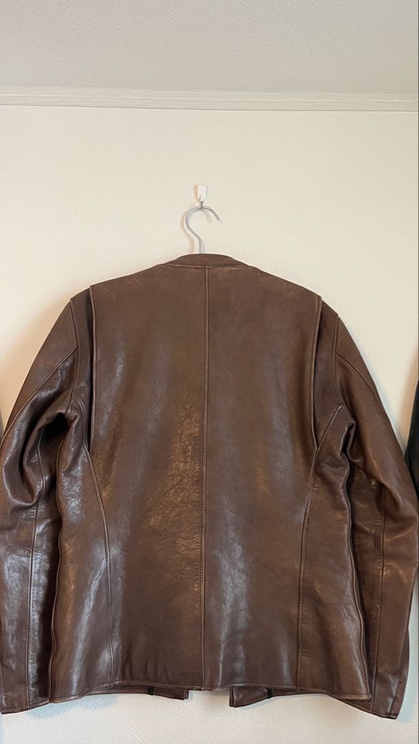 【美品】 celt&cobra シングル レザージャケット ブラウン 茶色