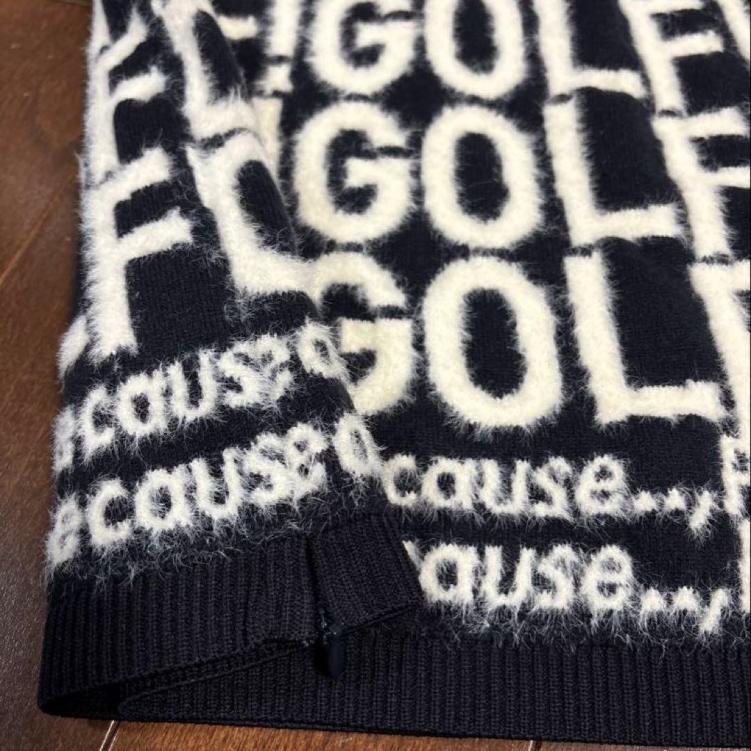 パーリーゲイツ GOLF柄ジャガード織スカートサイズ1