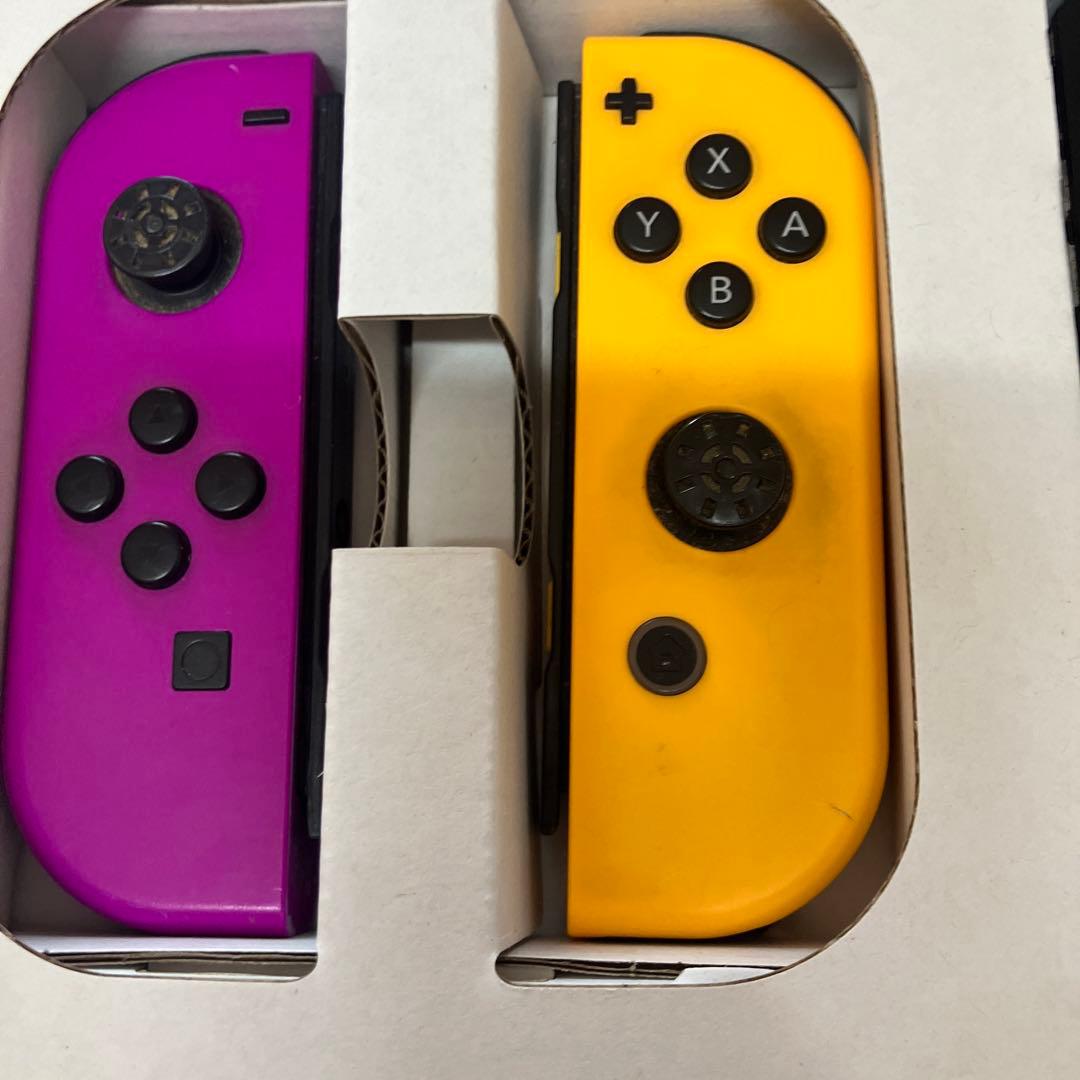 Nintendo Switch 本体 紫と黄色のジョイコンジャンク品