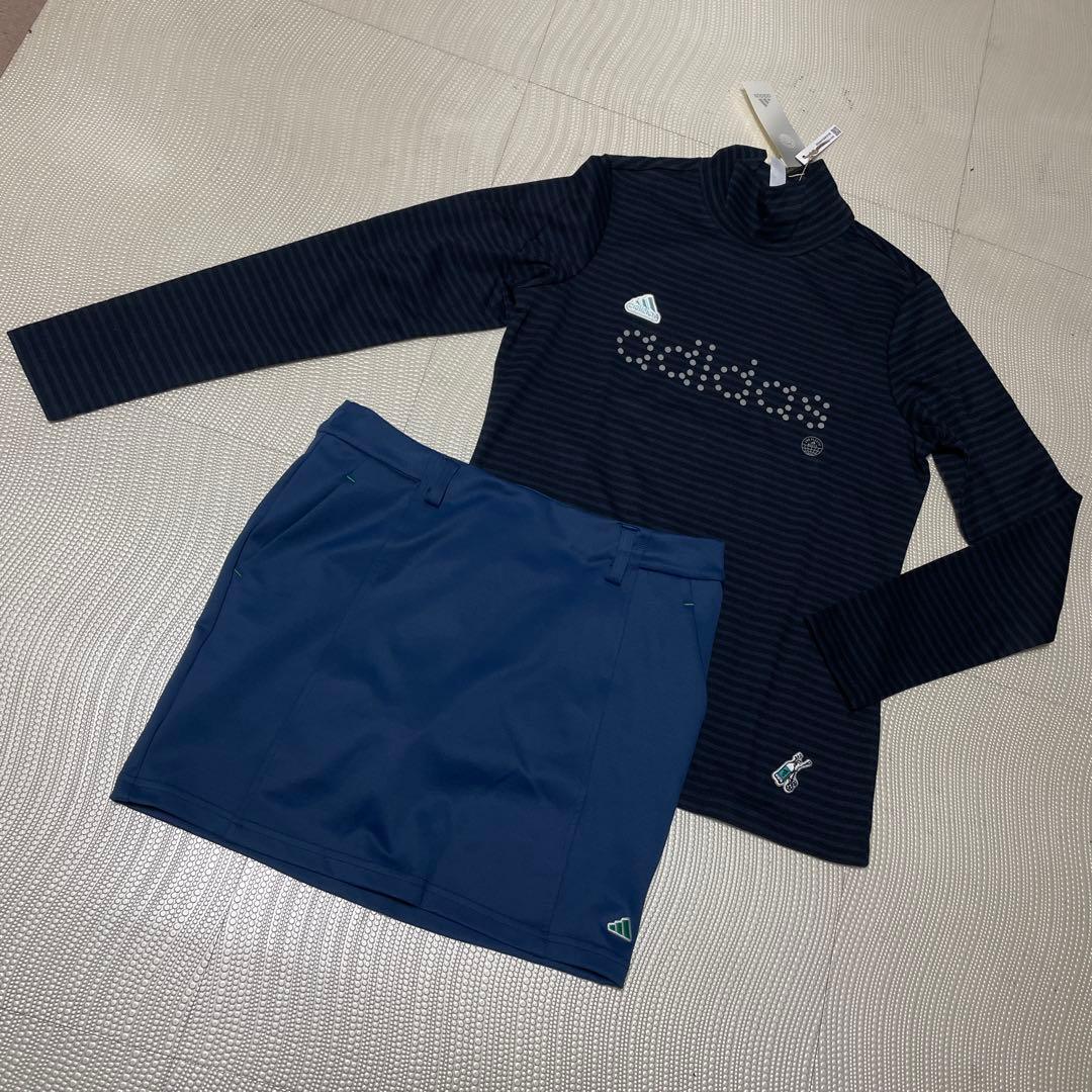 adidas PLAY GREEN ネイビー系　セットアップ M