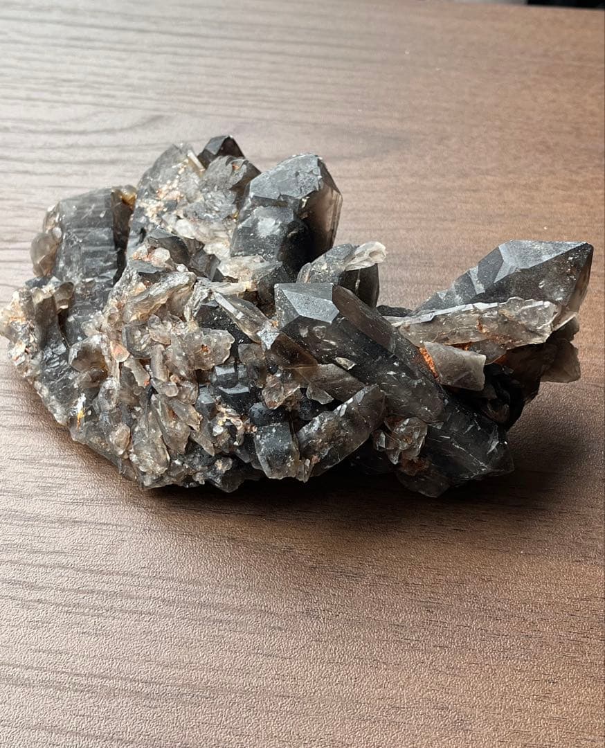 天然石☆原石☆クラスター☆モリオン☆邪気払い＆お守りに！かっこいい！①