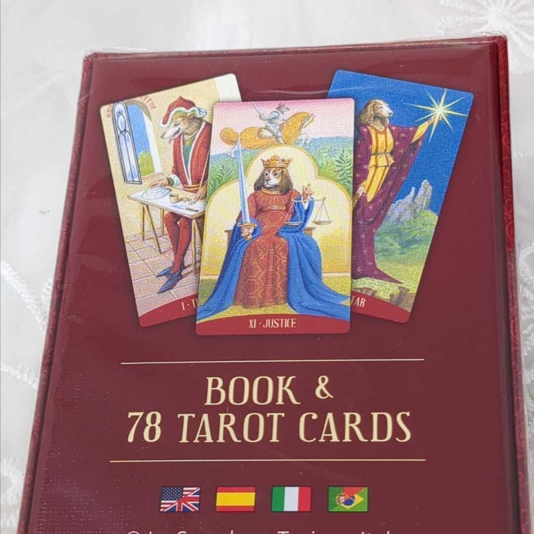 【正規品タロットカード】クラシカルな絵柄の貴族動物✨ロイヤルアニマルのデッキ