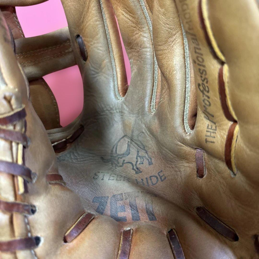 ZETT硬式グラブ 王冠ラベル ビンテージ