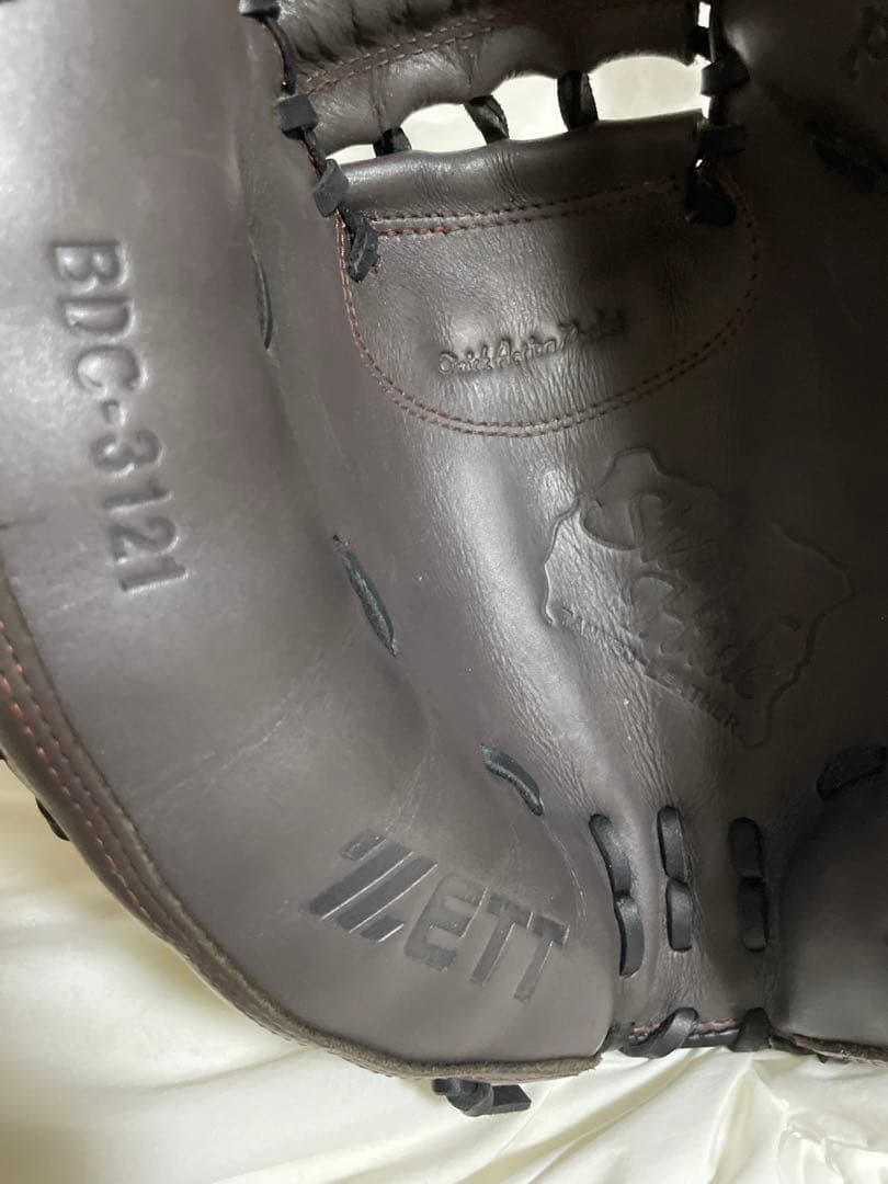 ZETT 捕手用グラブ　キャッチャーミット　ダークブラウン　BDC-3121