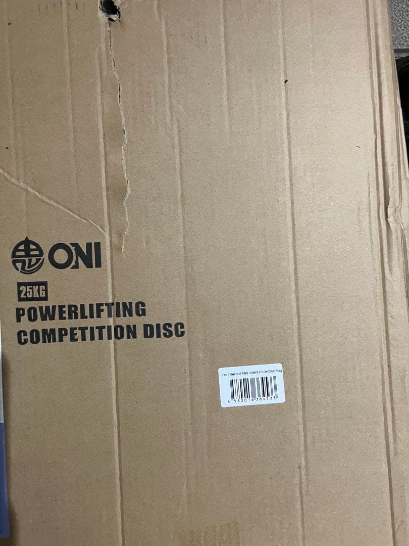 ONI 25KG パワーリフティングプレート　新品 ①