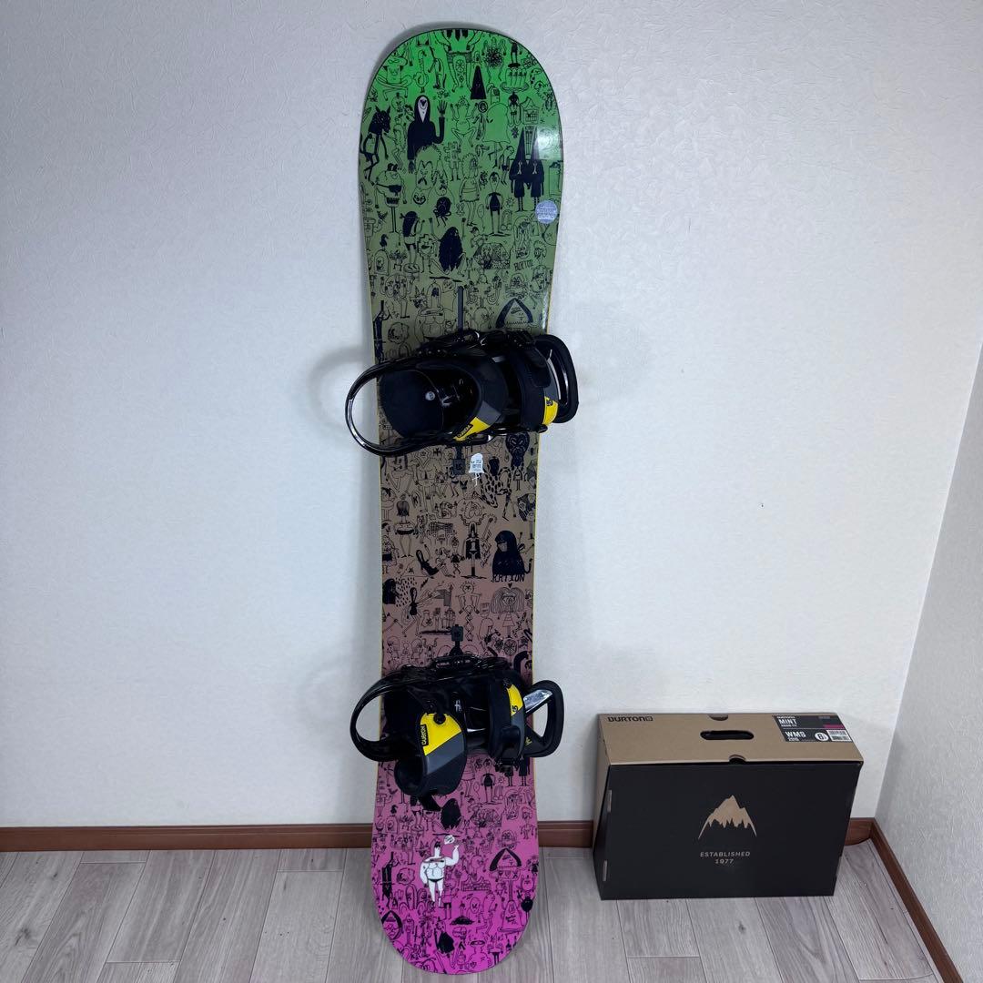 BURTON スノーボード 152cm ブーツ 27.5cm セット