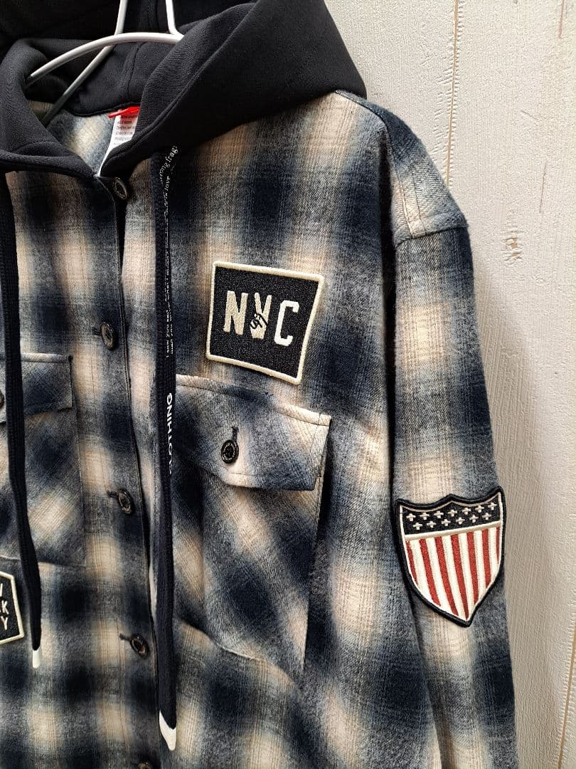 ダブルスタンダードクロージング オンブレ チェック アウター