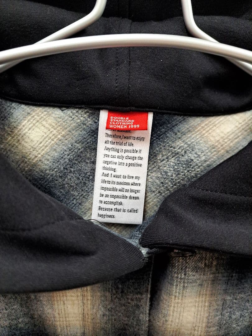 ダブルスタンダードクロージング オンブレ チェック アウター