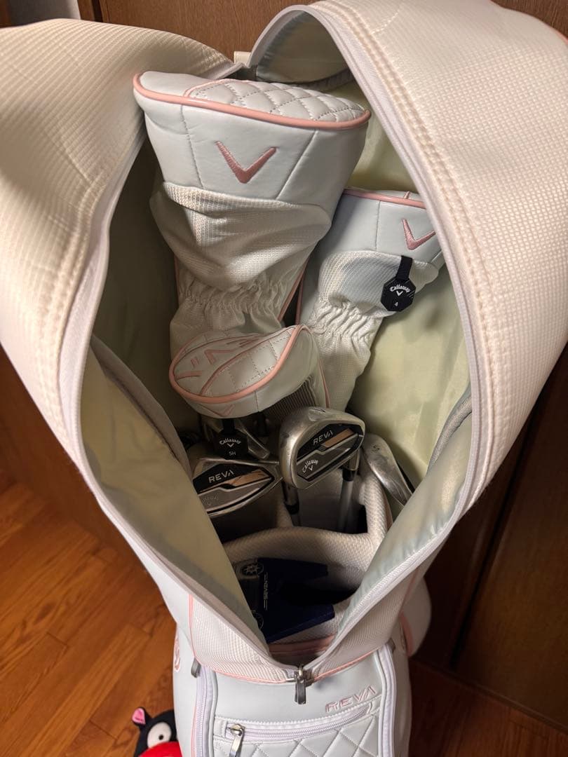 豪華！ Callaway REVAレヴァ クラブセット ホワイトローズ