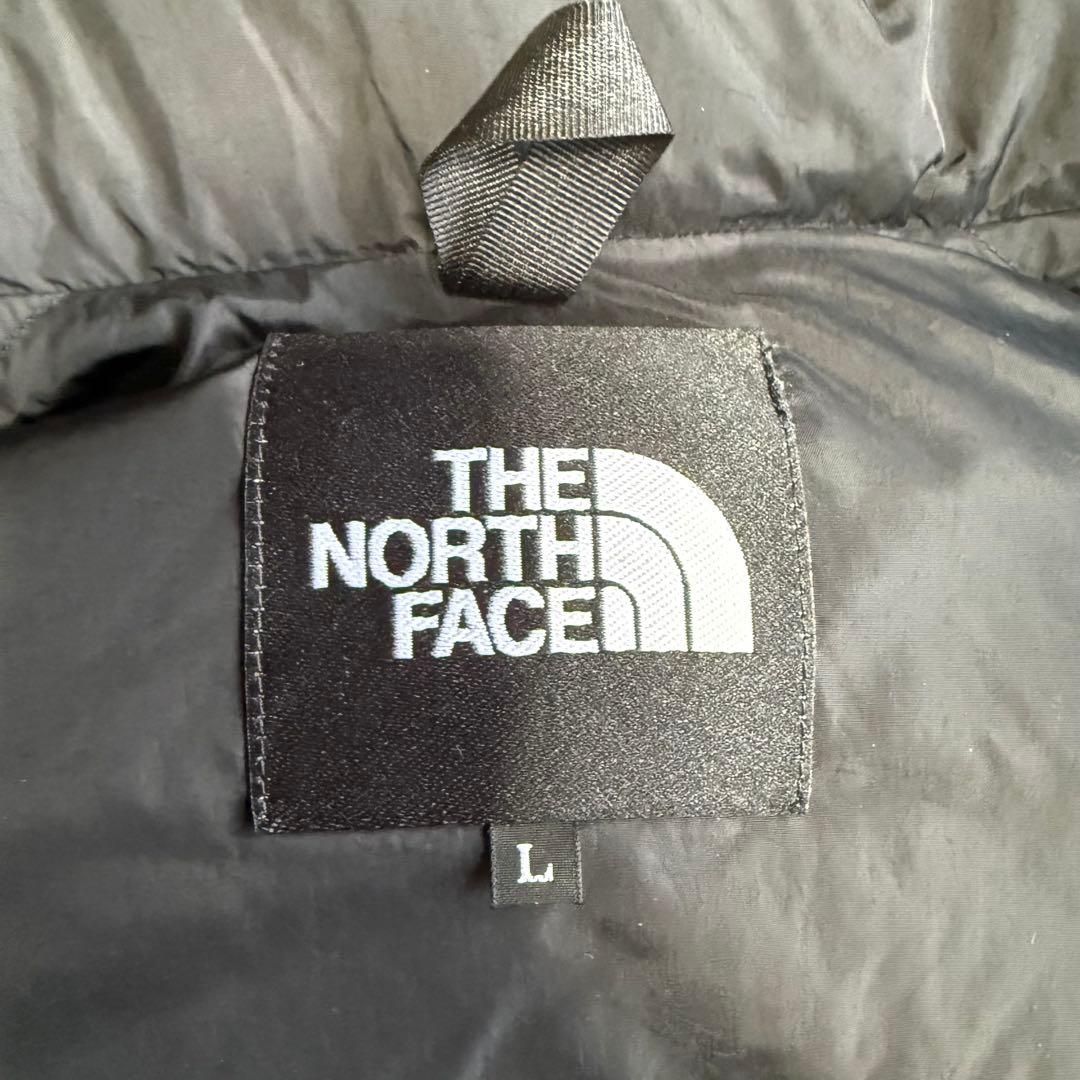 【ザノースフェイス】美品 ダウンベスト ヌプシ ブラック Lサイズ メンズ