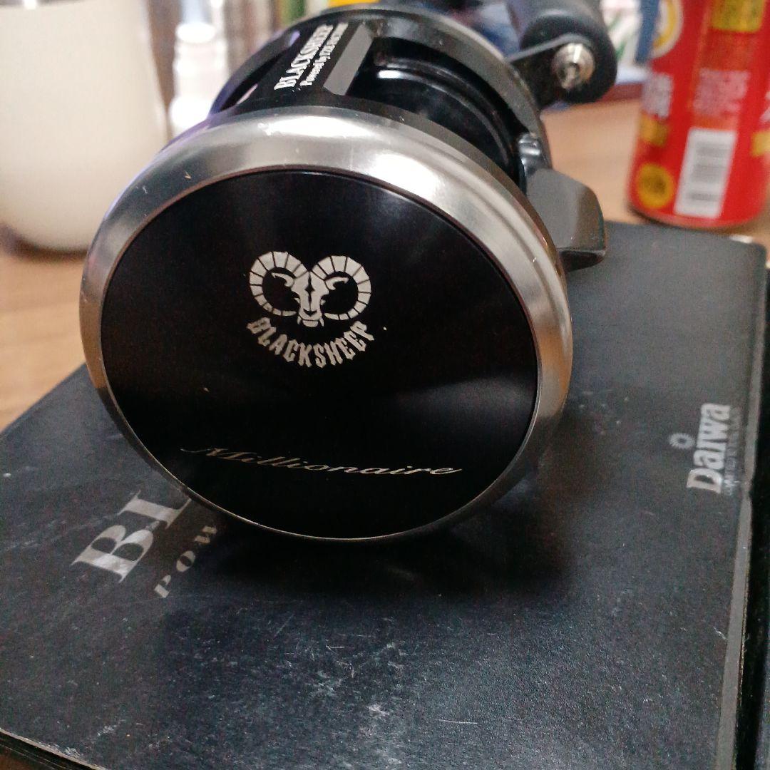 廃盤希少　ダイワ　ミリオネアブラックシープ250　カスタムハンドル交換 美品雷魚