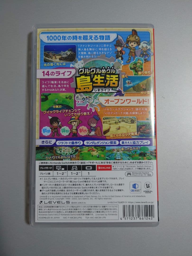 FANTASY LIFE I スイッチ　ファンタジーライフ　Switch　任天堂