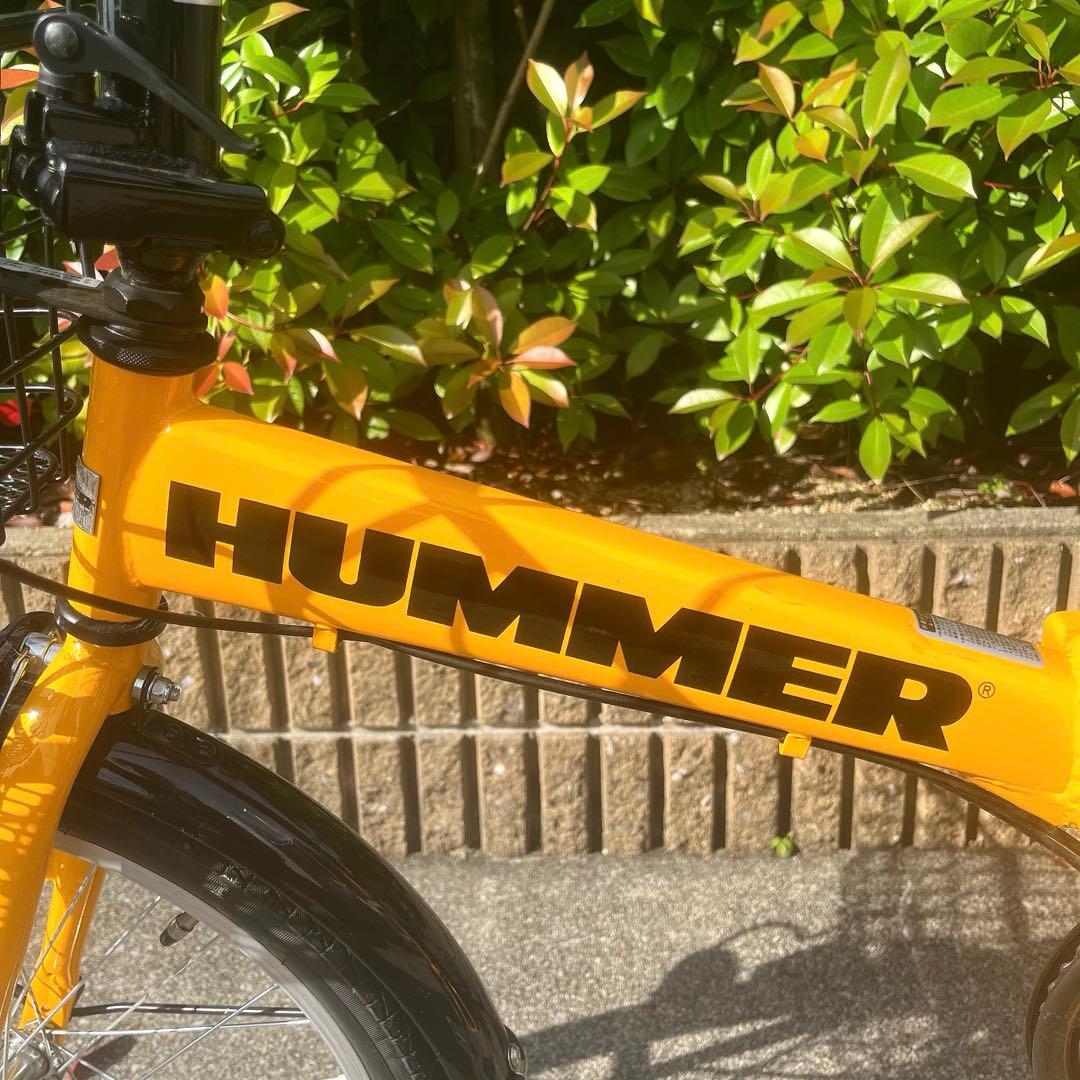 値下げ⭕️美品！<HUMMER> ハマー 折りたたみ自転車