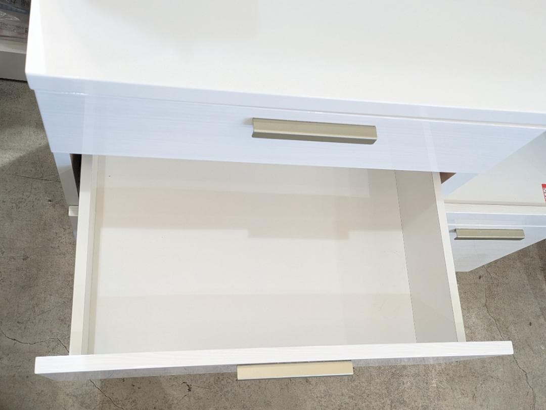 【大容量】 ニトリ 食器棚 ホワイト SORREL 100KB キッチンボード