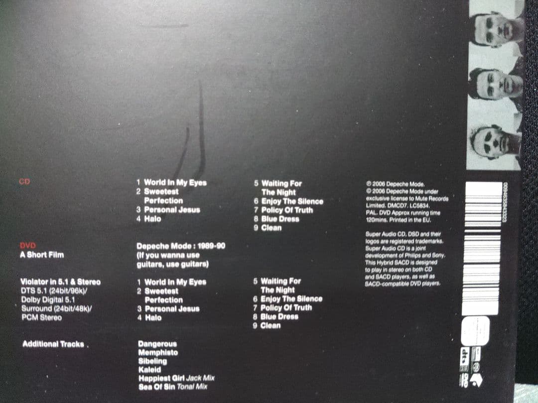 洋楽 Depeche Mode Violator(SACD) + DVD(Pal)