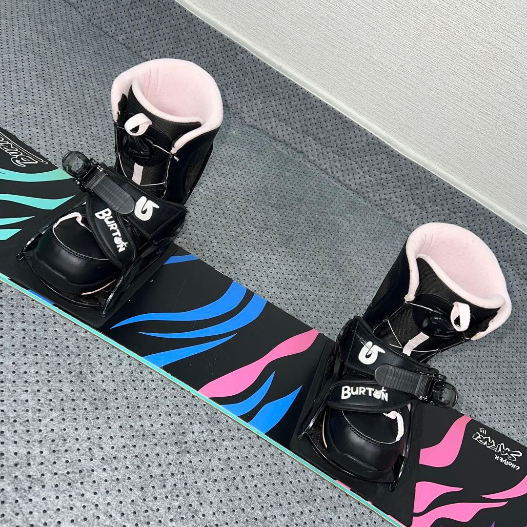 7-8回使用 キッズスノーボード BURTON 110cm×バイン×BOAブーツ