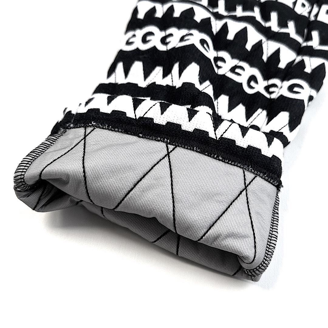 662 パーリーゲイツ定価36,300円ロゴボーダー柄 キルティングパンツ4 M