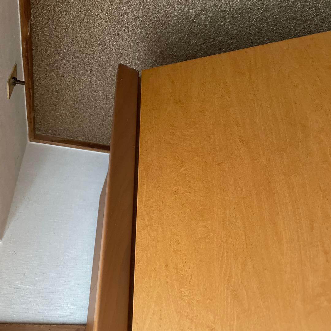 【送料込み】大塚家具洋服タンス 2扉　折れ扉　ハイタイプ　大容量