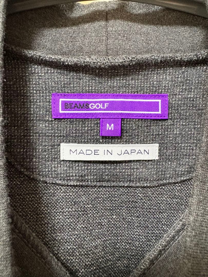 BEAMS GOLF ビームスゴルフ モックネック 長袖 ゴルフウェア グレー