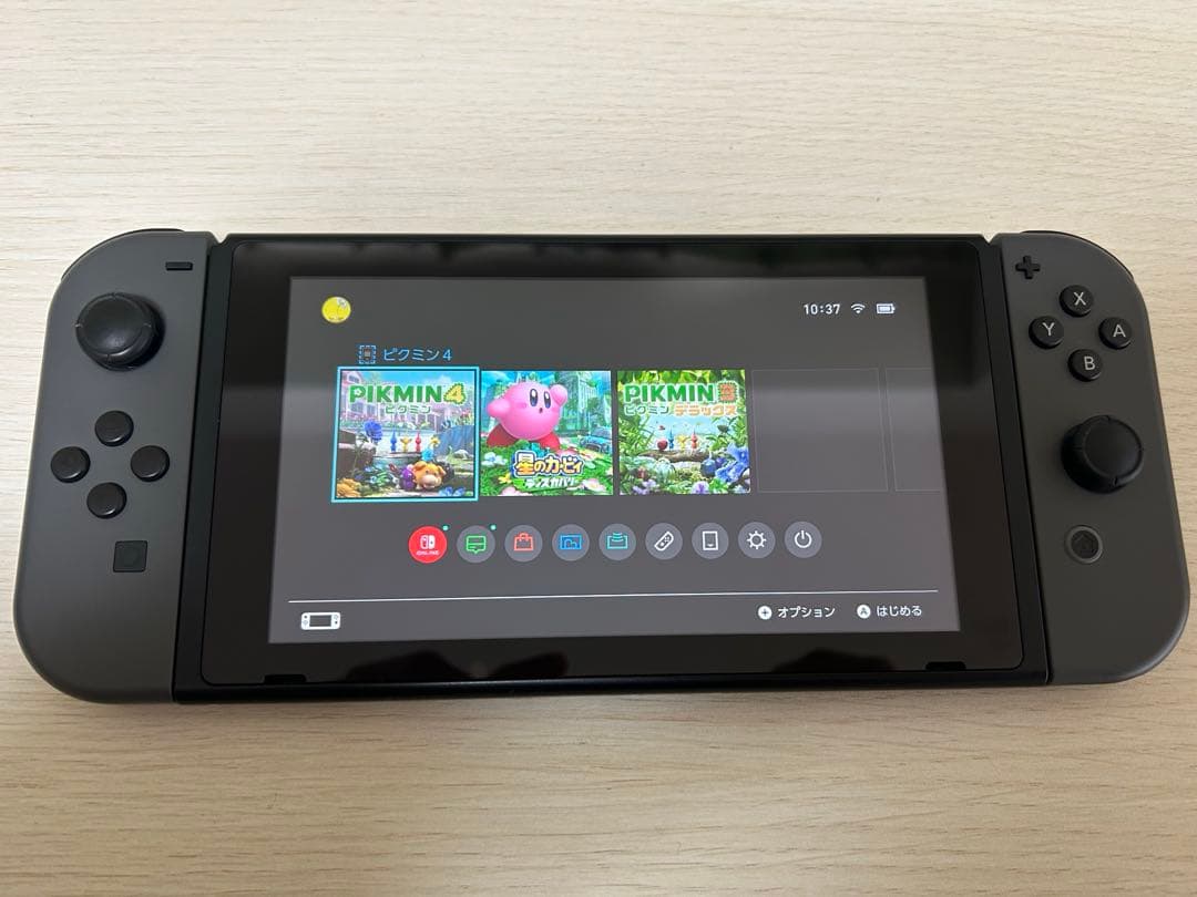 Nintendo Switch グレー 本体 付属品完備 SDカード付き