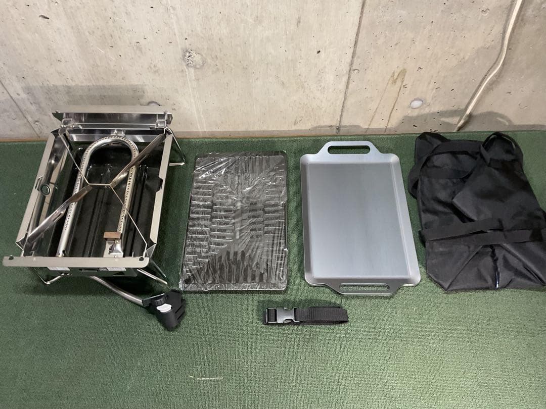 美品 雪峰苑 ＆ 新品 雪峰苑専用 鉄板 グリル スノーピーク