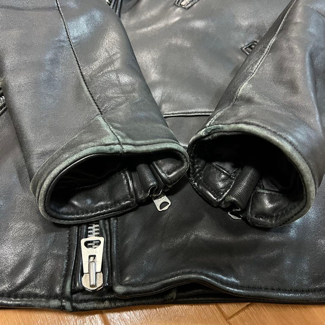 NANO UNIVERSE ナノユニバース ダブルライダースジャケット