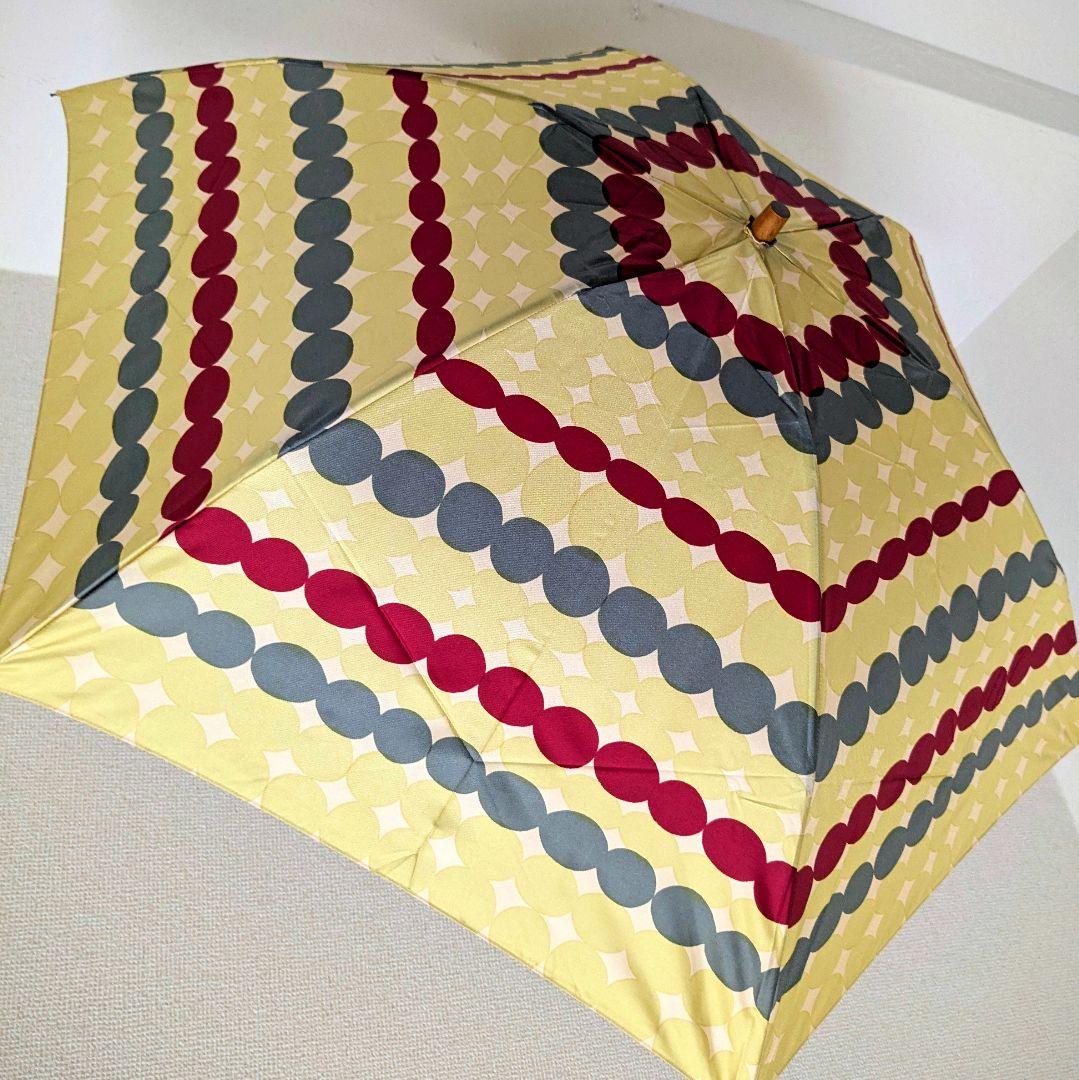 ino-kichi 折りたたみ雨傘　和色おはじき柄　亥之吉