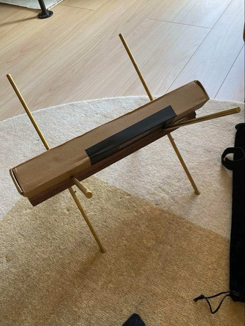 STORM DRAGON 薪ラック　薪スタンド　薪おき　真鍮　gold