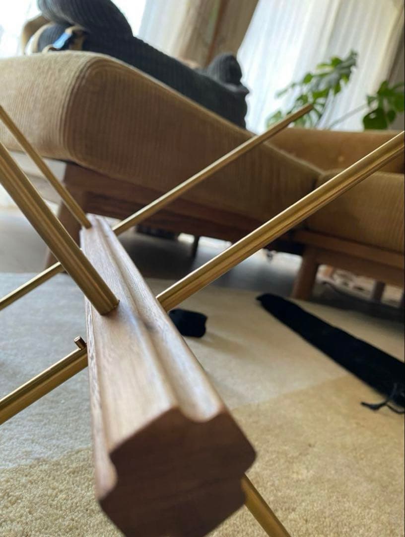 STORM DRAGON 薪ラック　薪スタンド　薪おき　真鍮　gold