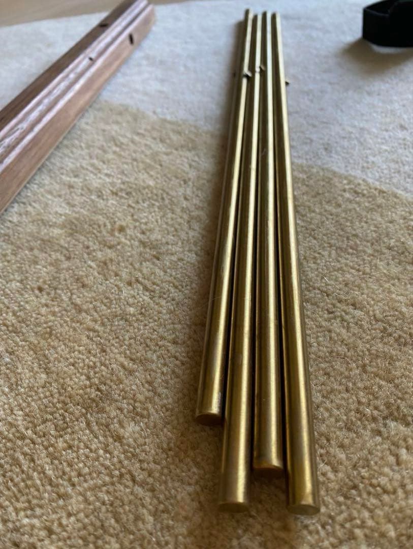 STORM DRAGON 薪ラック　薪スタンド　薪おき　真鍮　gold