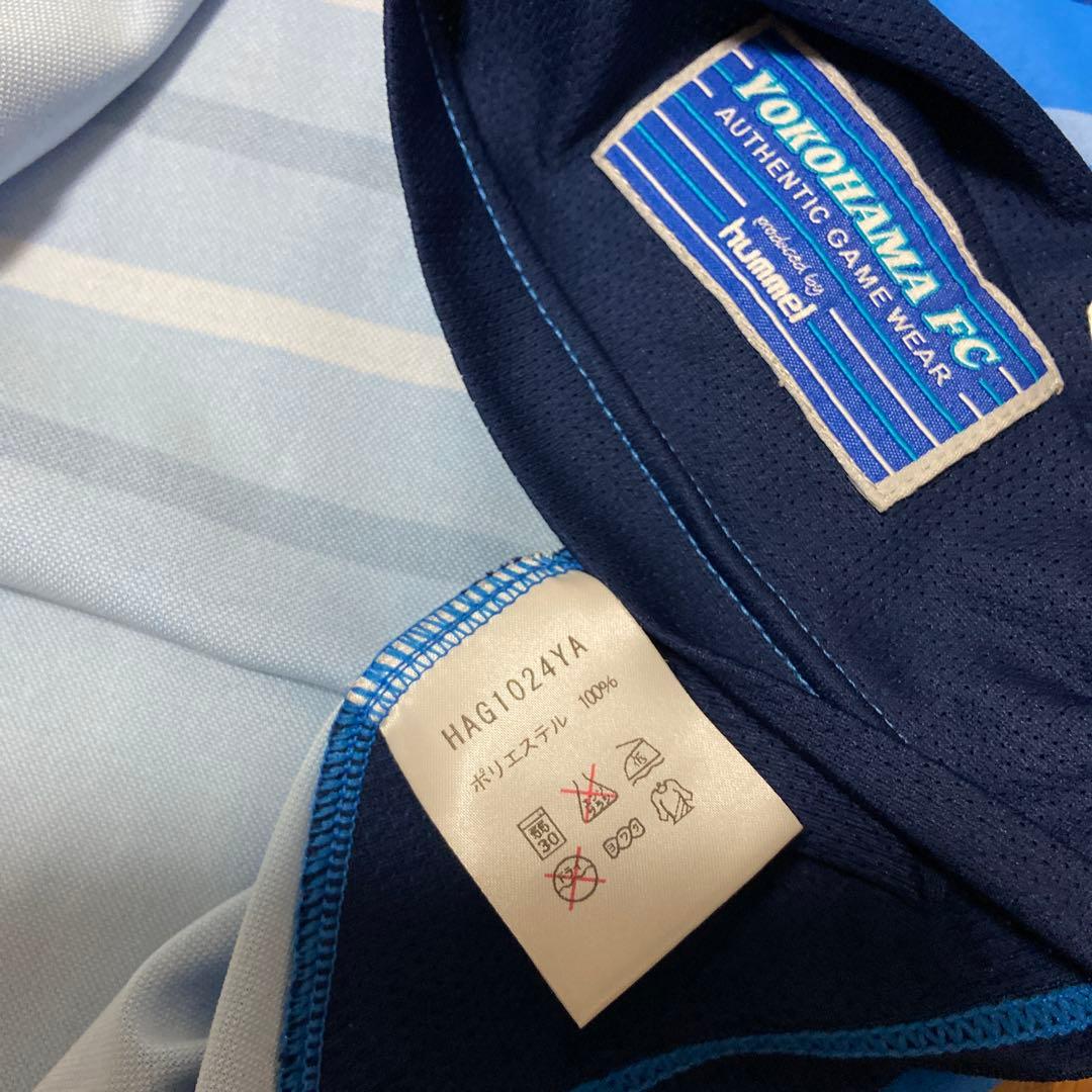 ヒュンメル　横浜FC ユニフォーム12番 直筆サイン入　XOサイズ　古着