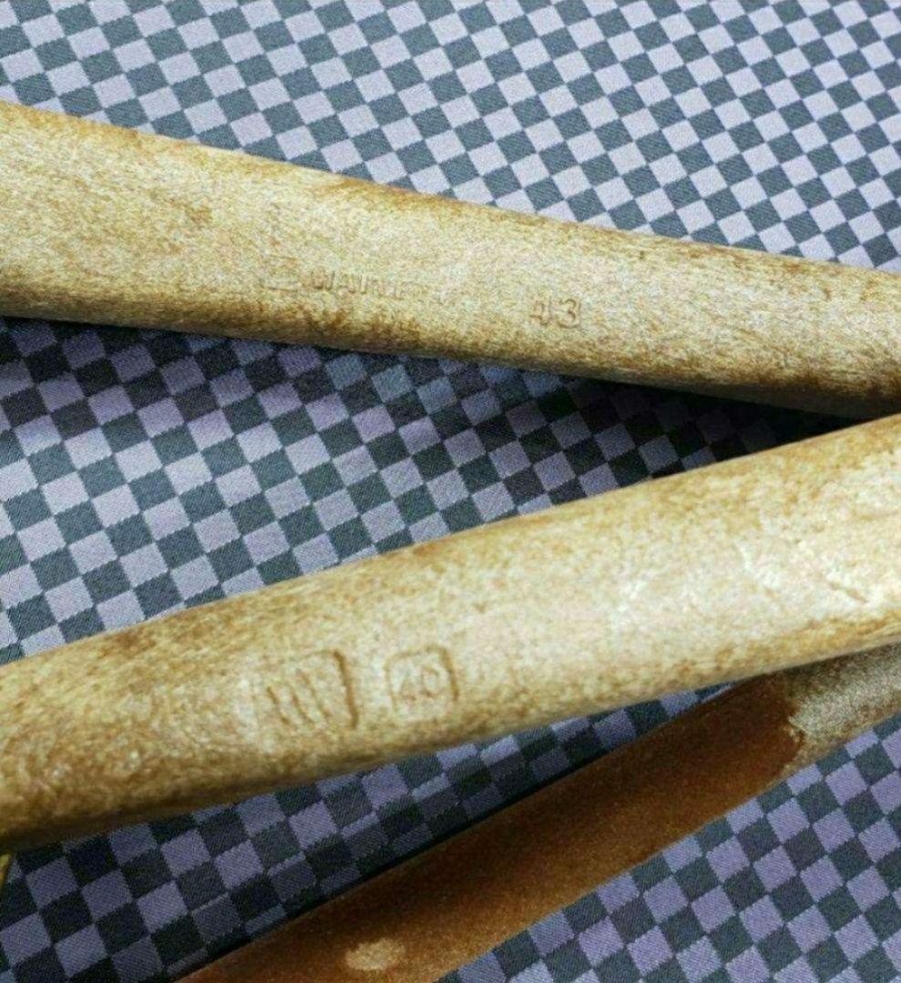 10本set 樹脂ハンガー 茶 マイネッティ サルトリアーレ イタリア 新品