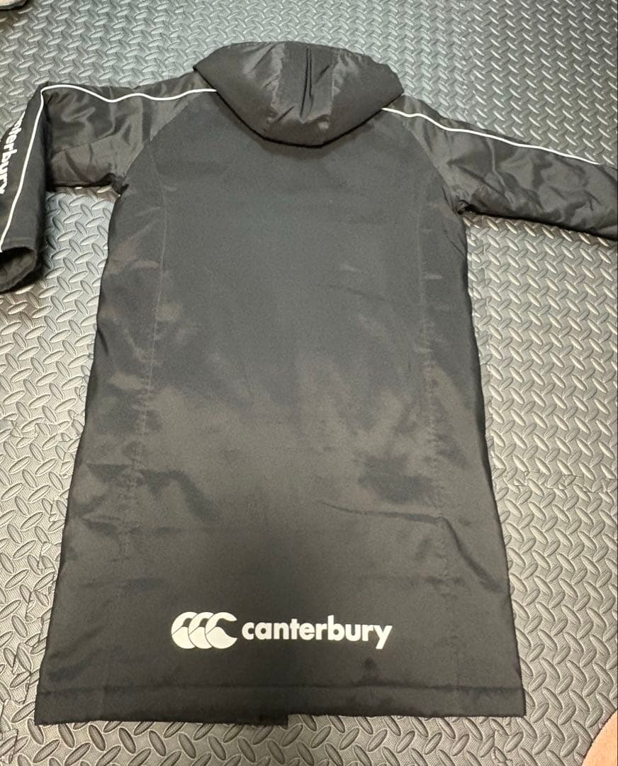 canterbury ベンチコート 150cm 黒　フード付き