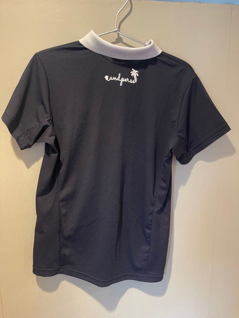 and per se ゴルフウェア　ネイビー　ポロシャツ　Lサイズ