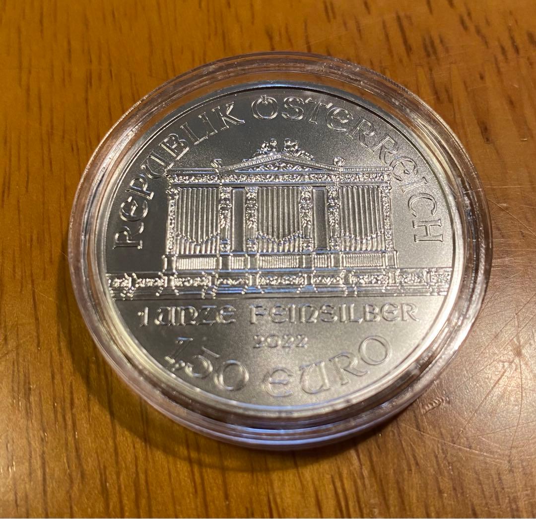 2022年　ウィーン・フィルハーモニー 1オンス銀貨　.999 純銀