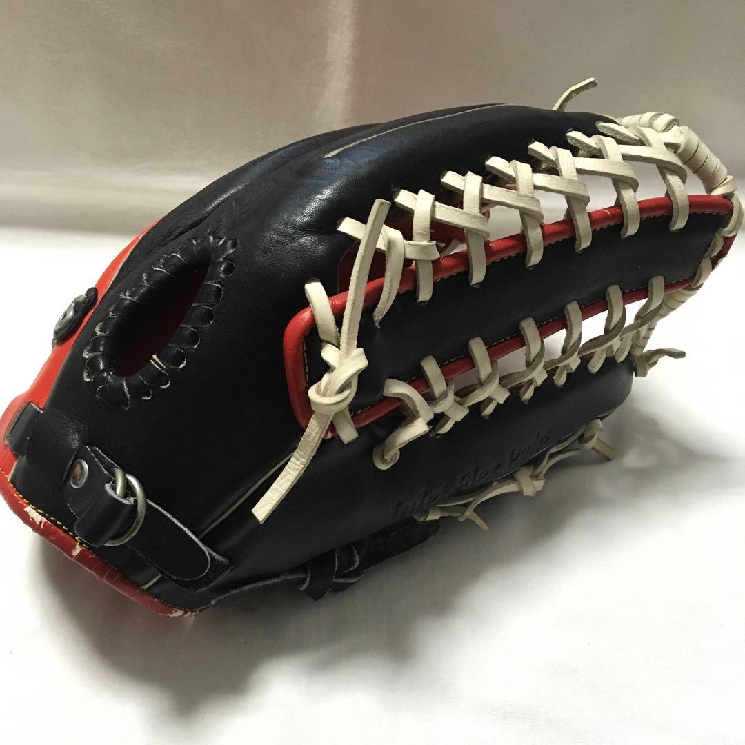 アシックス　軟式外野手用グローブ　金子モデル　限定　軟式投手用可能