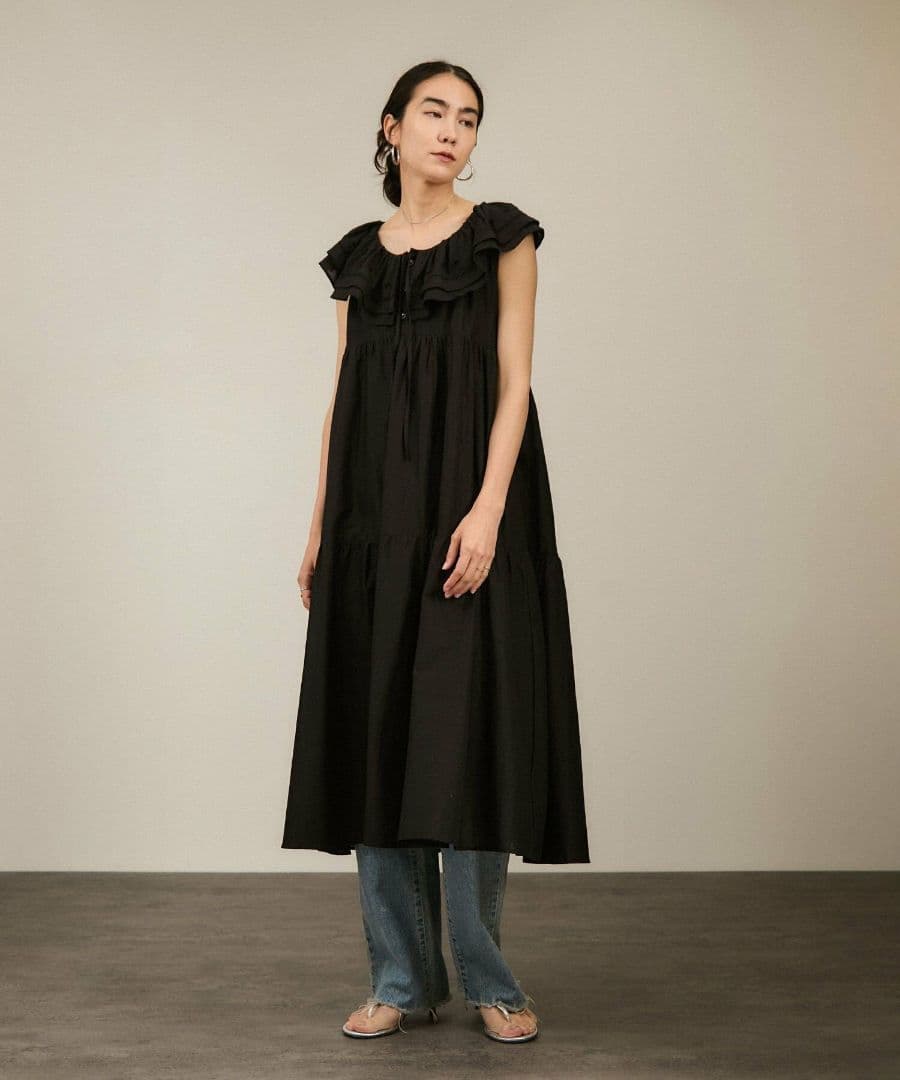 新品 crinkle crinkle crinkle別注ノースリーブレースワンピ