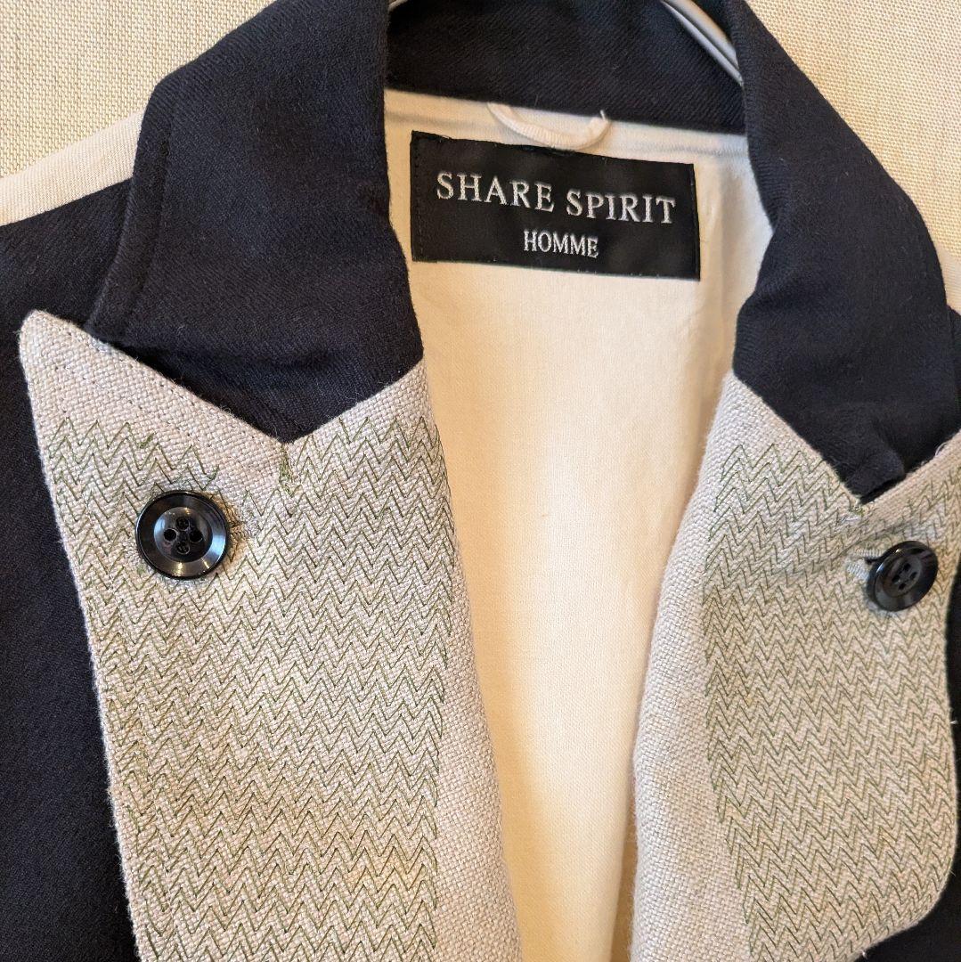 SHARE SPIRITシェアスピリット　リネンコットンベスト