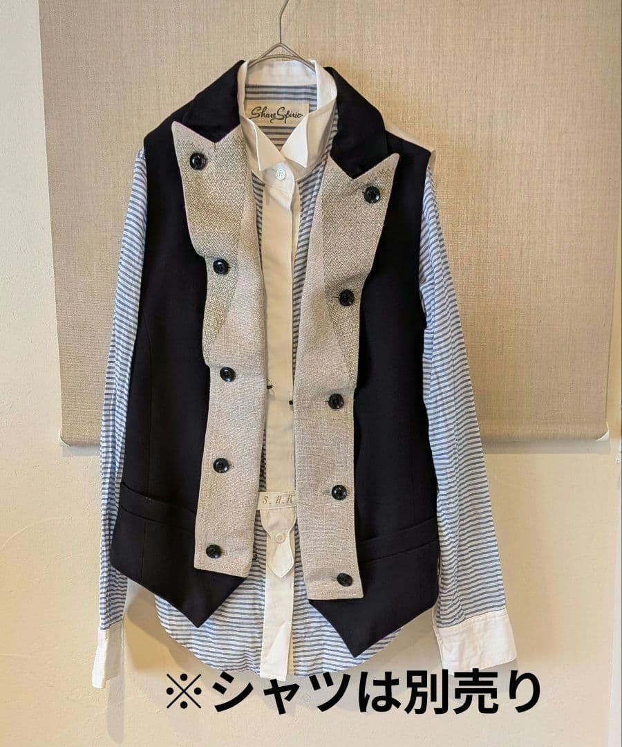 SHARE SPIRITシェアスピリット　リネンコットンベスト