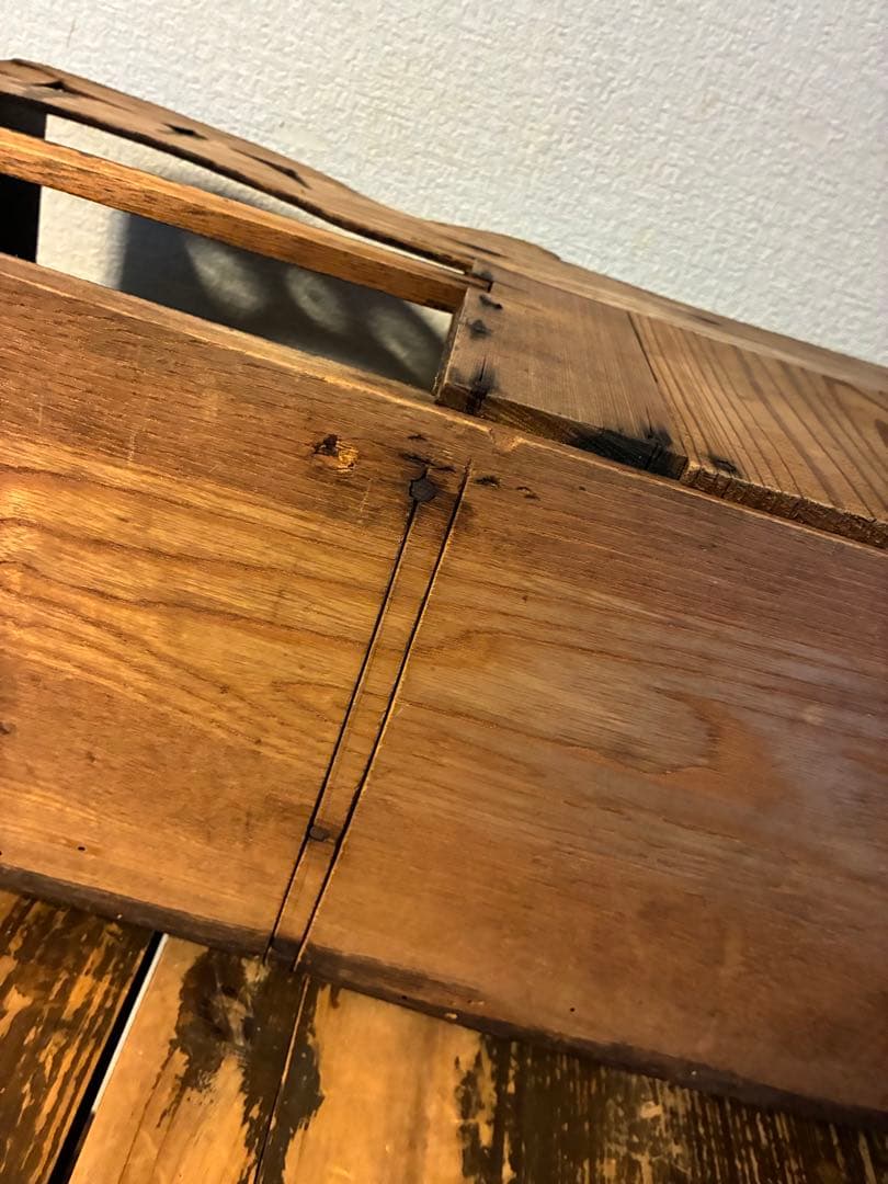 アンティーク　木製　本立て　飾り棚　本棚　古道具　引き出し　レトロ