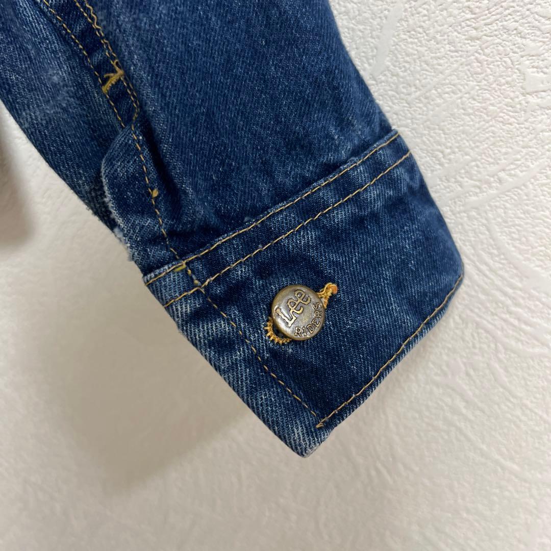 USA製　80S Lee Gジャン　デニムジャケット　36R カバーオール