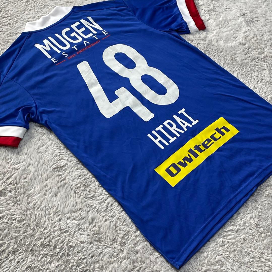 アディダス　サッカーシャツ　ゲームシャツ　横浜F・マリノス　ボーダー　Lサイズ