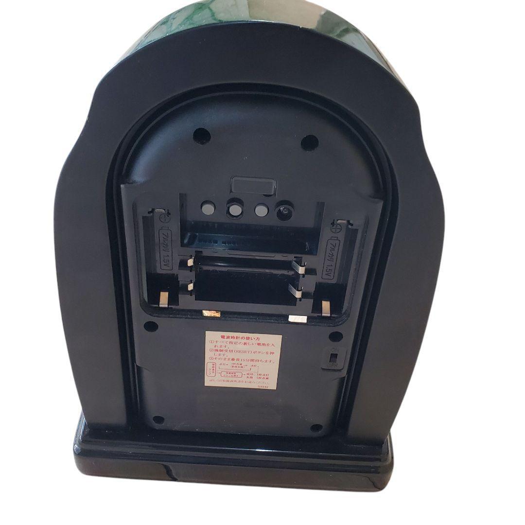 電波置時計 RHYTHM 4RY678HG スワロフスキー付き