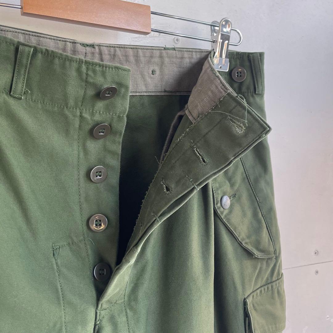 70s スウェーデン軍 M59カーゴパンツ ヴィンテージ 古着 ミリタリーパンツ