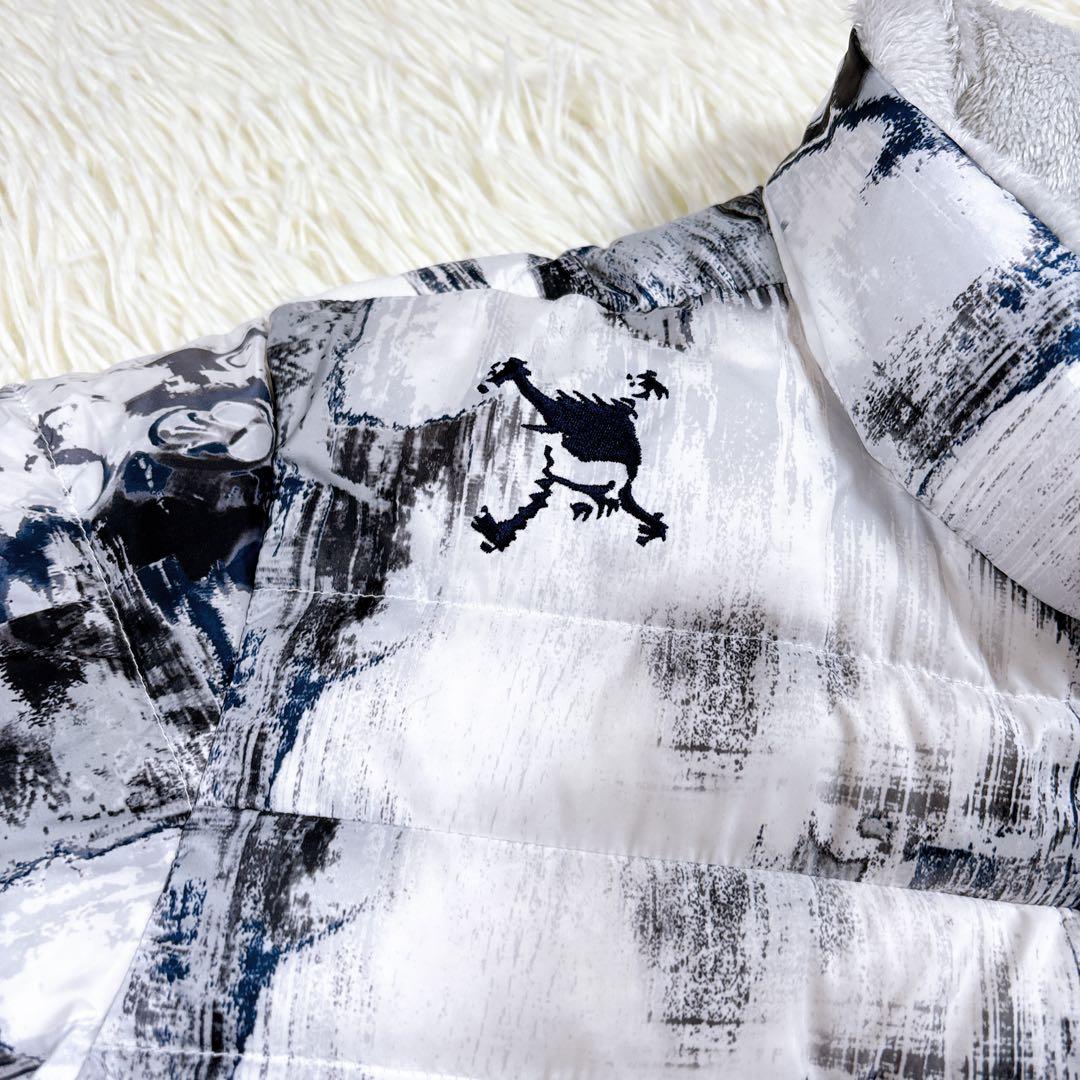 【メンズM⭐️美品】オークリー　カモフラダウンジャケット　ゴルフ　スカル　迷彩　白