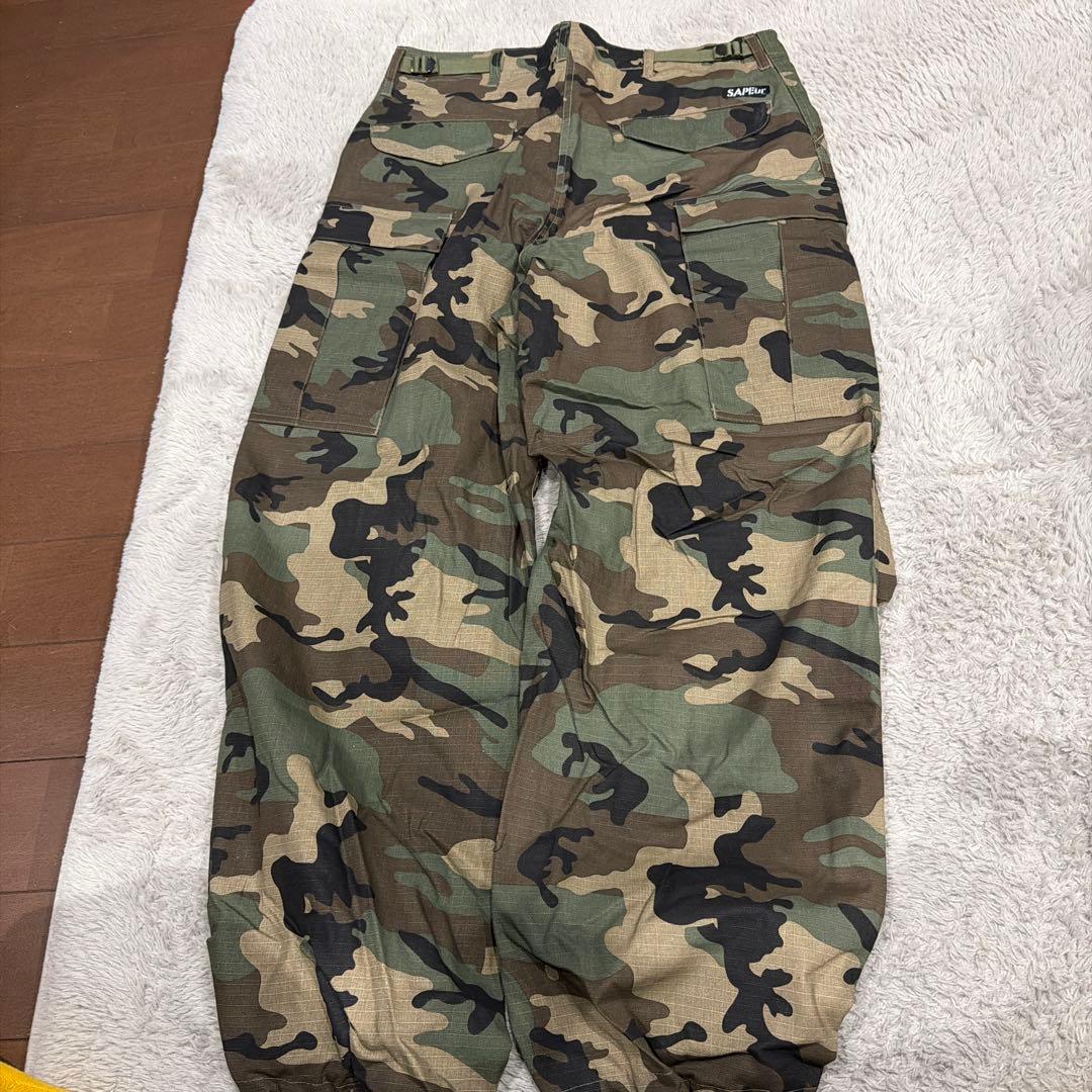 SAPEUR 迷彩 カーゴパンツ