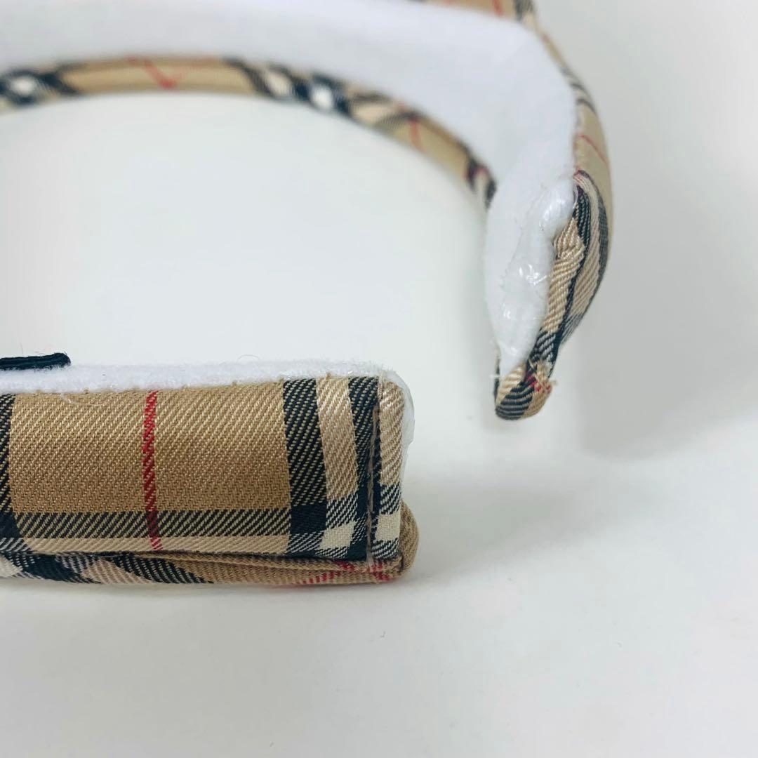 BurberryGolf バーバリーゴルフ サンバイザー ノバチェック　ベージュ