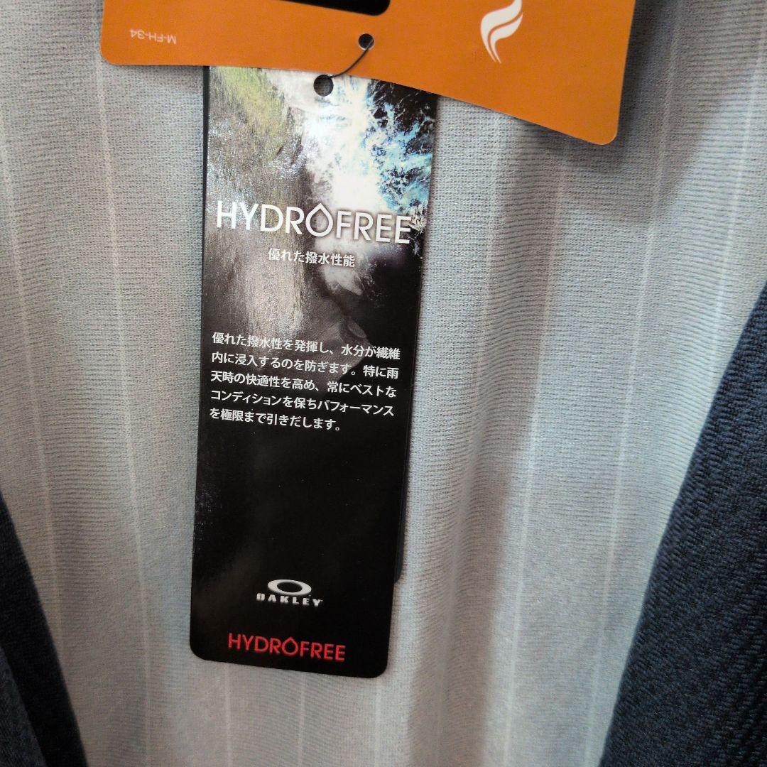 新品 L オークリー ゴルフ ウィンドブレーカー 撥水 ジャケット ブルゾン 紺