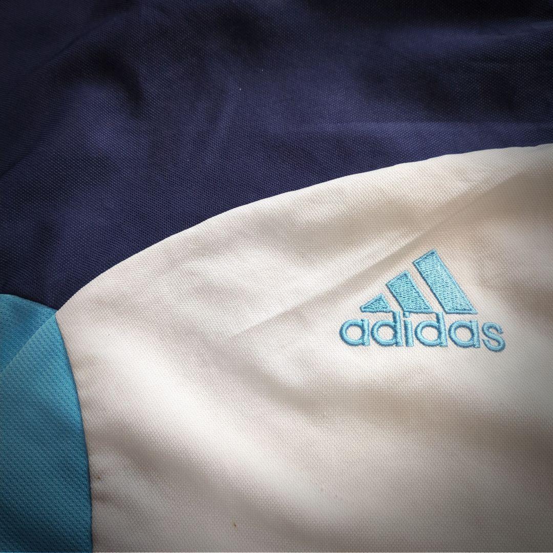 【00s adidas】 トラックジャケットマルセイユティファニーブルーsale