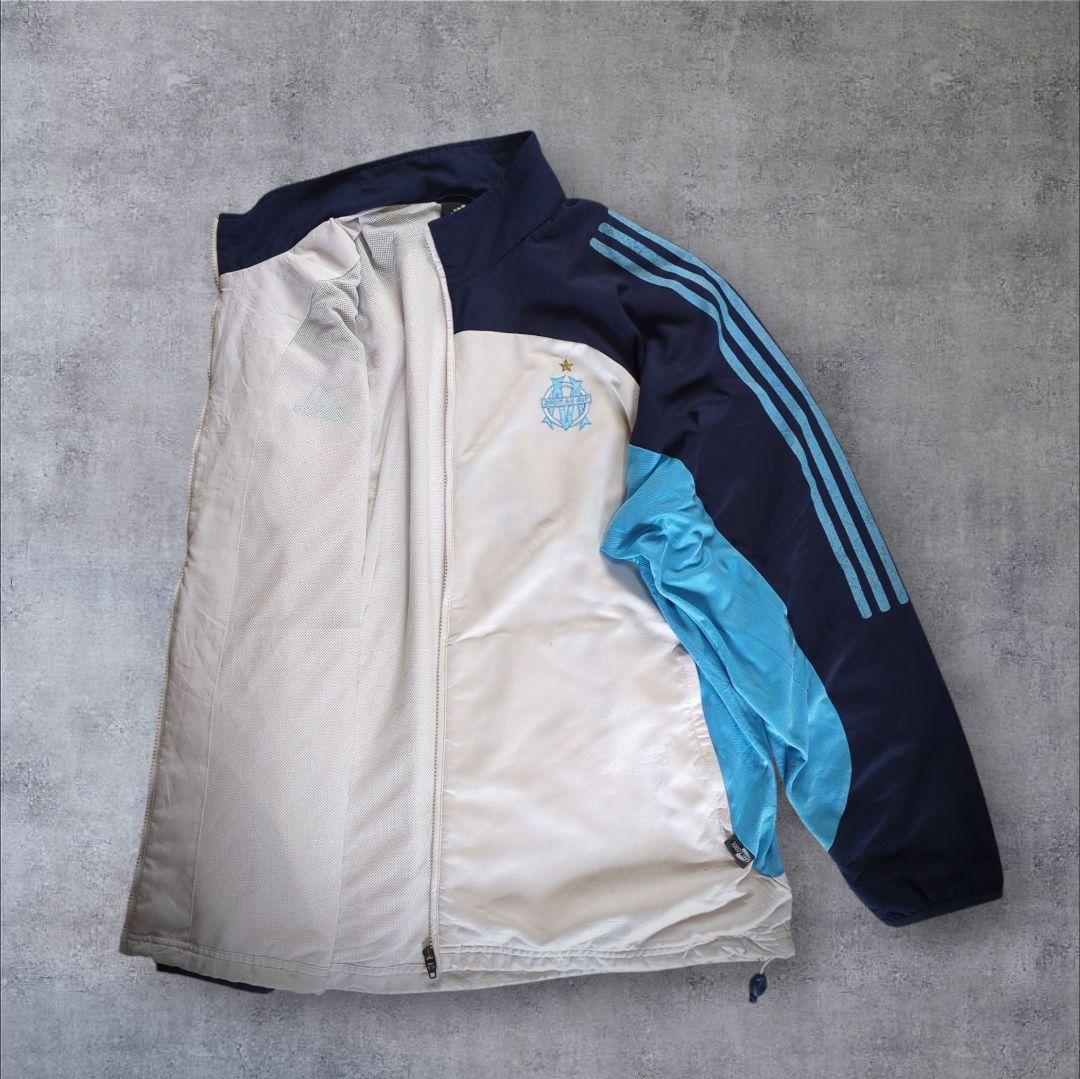 【00s adidas】 トラックジャケットマルセイユティファニーブルーsale